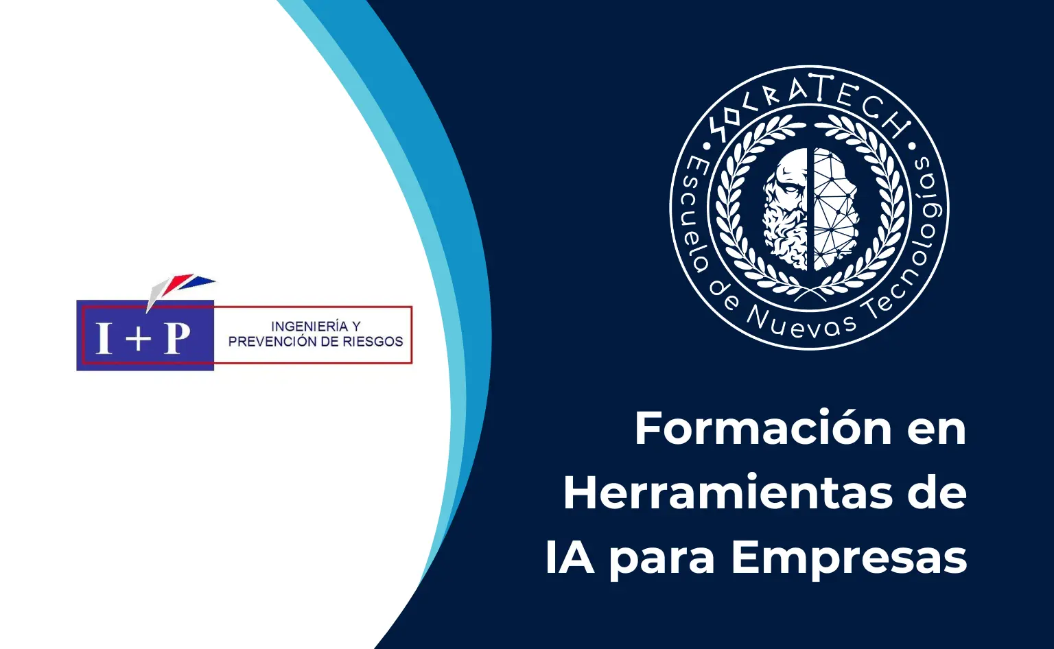 Logo de la empresa Ingeniería y Prevención de Riesgos S.L. indicando que ha realizado la Formación en Herramientas de IA para Empresas de SocraTech