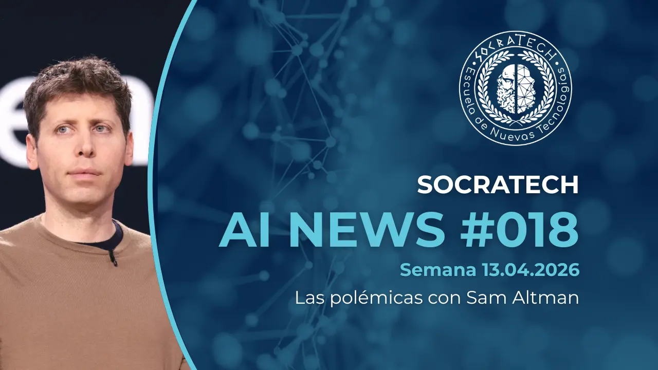 Portada de SocraTech AI News #018 donde vemos: las polémicas de Sam Altman