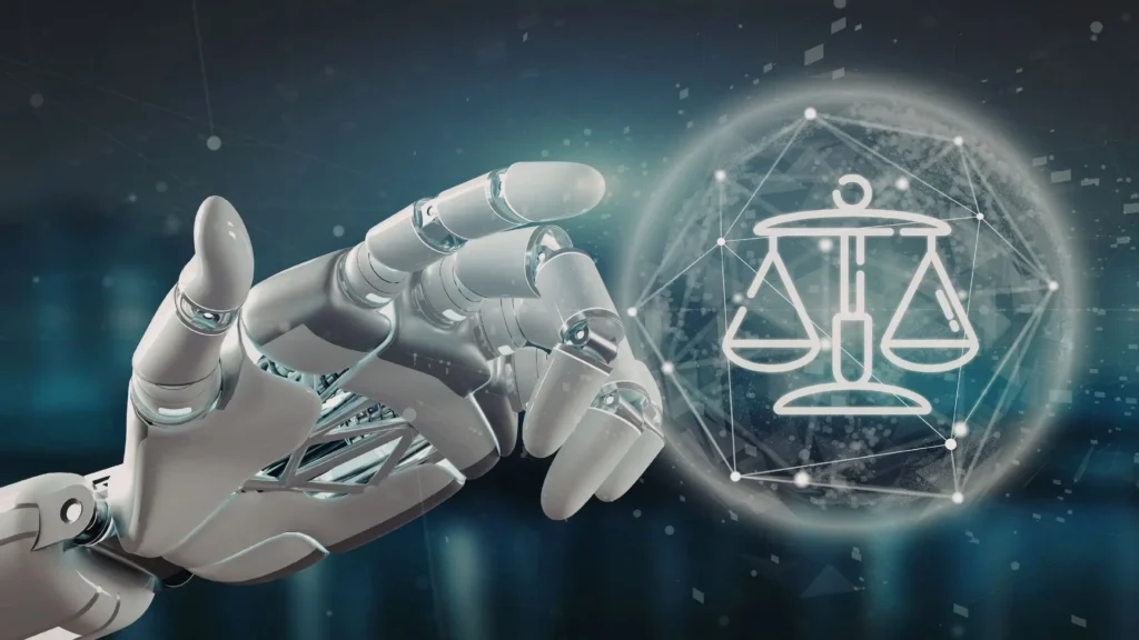 Una Ia interactuando con legislacion que es parte del contenido del curso de IA de empresas de SocraTech