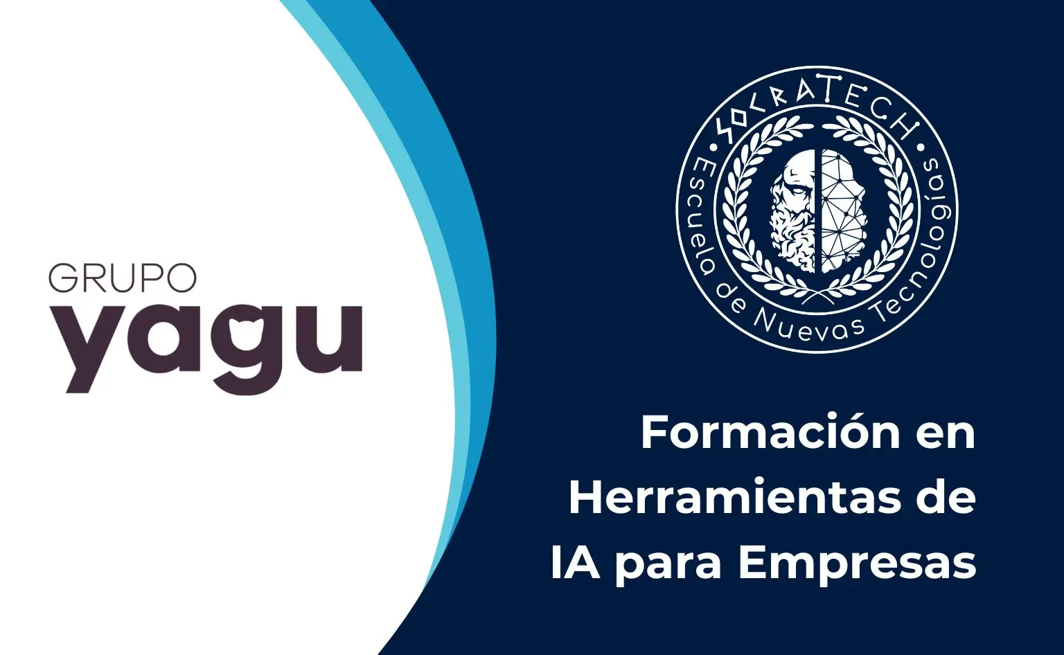 Logo de la empresa Grupo Yagu indicando que ha realizado la Formación en Herramientas de IA para Empresas de SocraTech